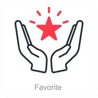 Favorite and saved icon concept vector