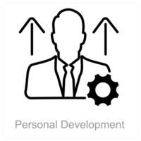 Personal Development and growth icon concept vector