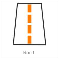 Road and street icon concept vector