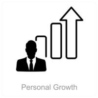 Personal Growth and development icon concept vector