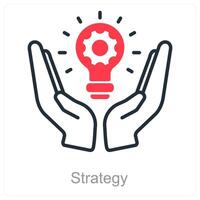 Strategy and planning icon concept vector