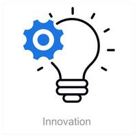 Innovation and idea icon concept vector