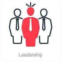 Leadership and authority icon concept vector