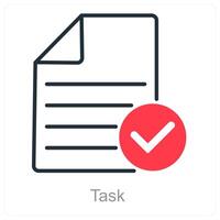 Task and checklist icon concept vector