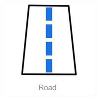 Road and street icon concept vector