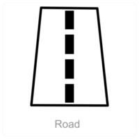 Road and street icon concept vector
