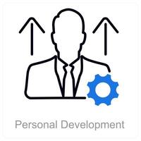 Personal Development and growth icon concept vector