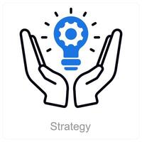 Strategy and planning icon concept vector