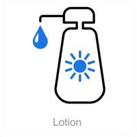 Lotion and cream icon concept vector