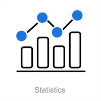 Statistics and analyze icon concept vector
