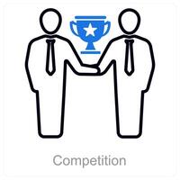 Competition and award icon concept vector