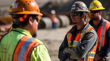 As part of their training the workers are taught proper communication and signaling techniques to ensure a safe and efficient work environment photo