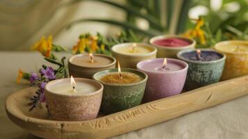 A candlemaking activity using natural scents and colors to create a personalized relaxation tool photo