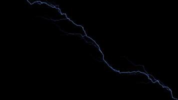 thunderstorm Electric Lightning bolts strike flash Animation with alpha channel video