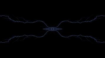 thunderstorm Electric Lightning bolts strike flash Animation with alpha channel video