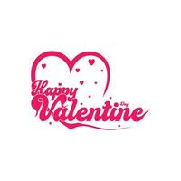 happy valentine day vector