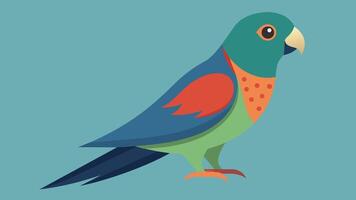 Boukers Parrot Stunning Illustration for Your Designs vector