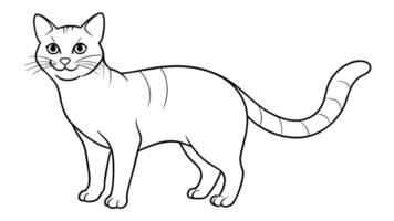 digno de maullar gato ilustración Perfecto gráficos para tu diseños vector