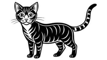 Meow-worthy Cat Illustration Perfect Graphics for Your Designs vector