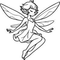 Sprite Fairy Illustration. vector