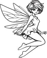 Sprite Fairy Illustration. vector