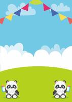 Abstract background for birthday celebrate, baby boss, anniversary, and other greeting with cute color vector