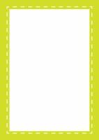 frame with green color and white line vector