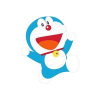 Doraemon cursor icon cartoon character japanese anime vector