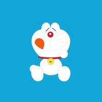 Doraemon full cartoon character japanese anime vector