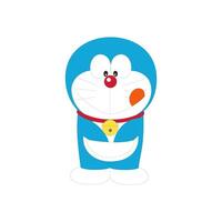 Doraemon magic bag cartoon character japanese anime vector