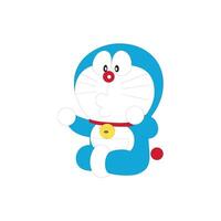 Doraemon cartoon character art japanese anime vector