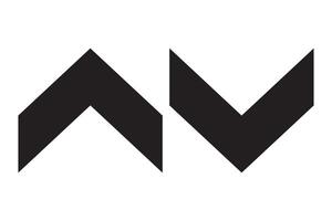 chevron-bottom up and down icon. Black icon. Black line icon. Business icon. vector
