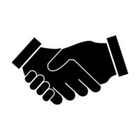 Handshake flat icon contract agreement business, finance conceptfor your web site design, logo, app, UI. illustration vector