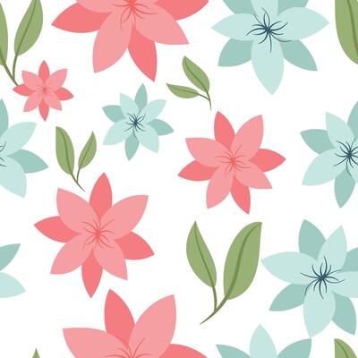Abstract flower background design floral border frame