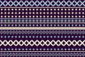 Geometric Ethnic pattern, Native American tribal fabric, tile, carpet, , illustration design, on navy blue background vector