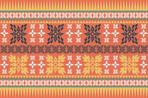 fabric geometric Ethnic pattern, Native American tribal fabric, tile, carpet, , illustration design, on navy blue background vector