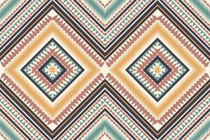 Geometric Ethnic pattern, Native American tribal fabric, tile, carpet, , illustration design, on navy blue background vector