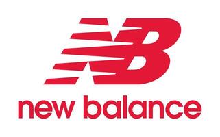 New Balance logo. Sportswear brand vector