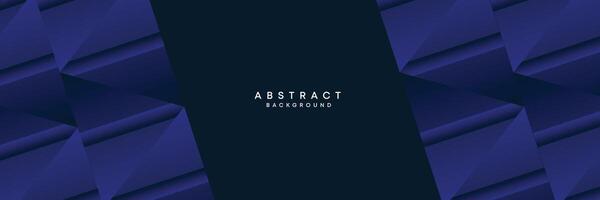 Dark blue, black abstract technological modern geometric banner background. dark navy blue gradient web header, promotional banner design for corporate, business, party, seminar, festive background vector