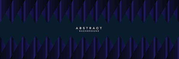 Dark blue, black abstract technological modern geometric banner background. dark navy blue gradient web header, promotional banner design for corporate, business, party, seminar, festive background vector