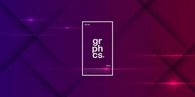 Modern premium geometric dark purple violet background design template. Cross shadow and light elements. Eps10 vector