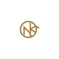 Abstract initial letter N and S logo, can be used for branding and business logo. vector
