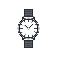 reloj de pulsera icono. aislado vector