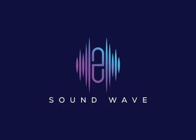 Minimalist Letter Z Sound Wave logo. Modern Sound Wave logo. Z Music Logo vector