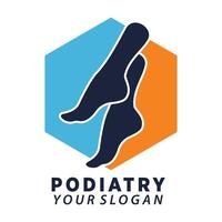 podiatry or foot care premium design vector