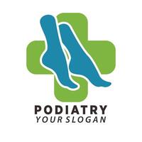 podiatry or foot care premium design vector