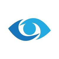 ojo cuidado logo ilustración diseño vector