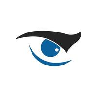 Eye care logo illustration design vector