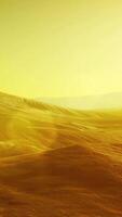 belles dunes de sable dans le désert du sahara video
