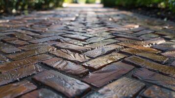 The delicate balance between strength and beauty in each meticulously laid brick photo